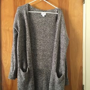 Long gray old navy sweater
